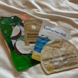 Sephora Coconut Nourishing Face Mask - Green and White